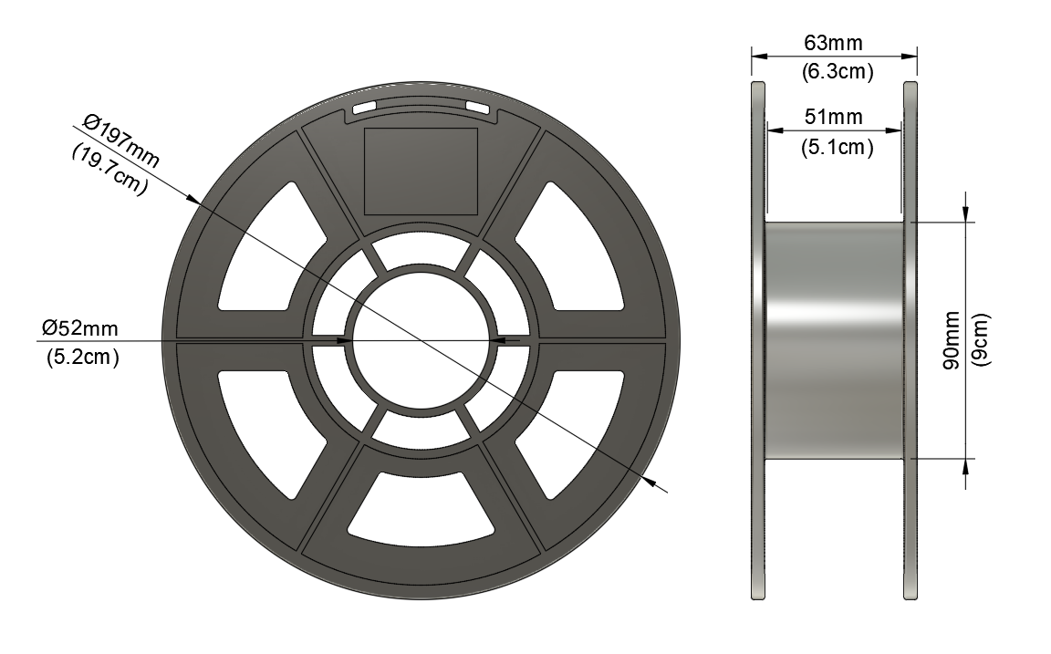 ANMARK 3D - PLA / 1.75mm / 1Kg